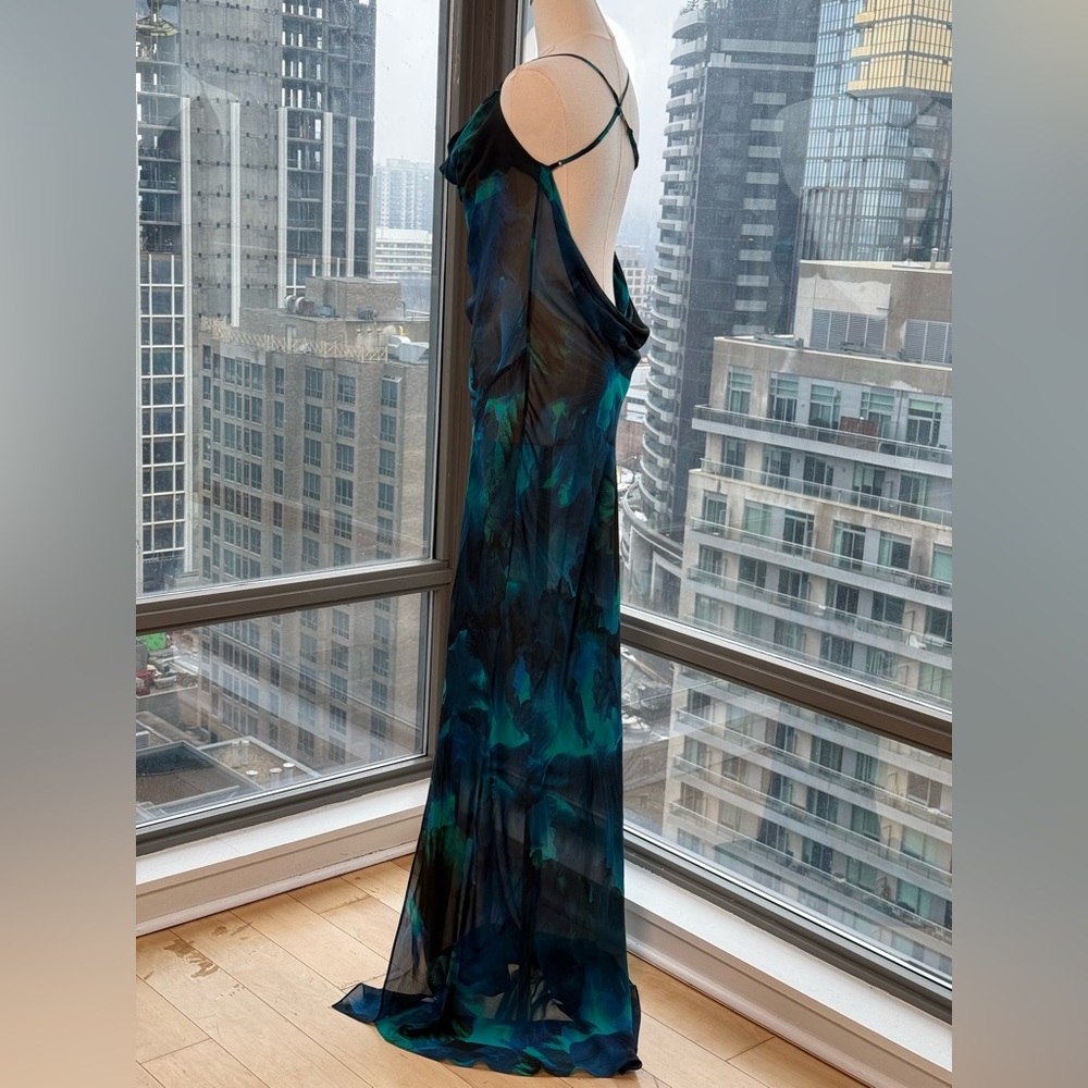 🆕 RAT & BOA 🧿 NWOT Rafinha Maxi Dress, Blue Green, Sz L US 8 - Picture 10 of 16